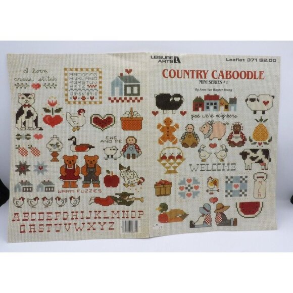 Counted Cross Stitch Patterns Lot of 3-#1928 Silent Night & Leisure Arts - Picture 7 of 8